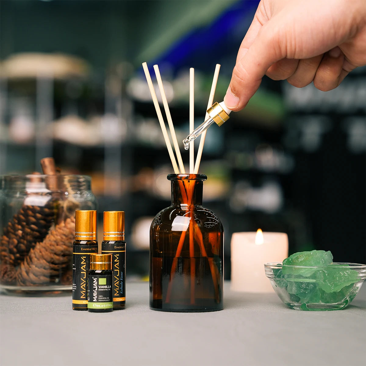 Premium Essential Oils Gift Box 28 Bottles – Aromatherapy Collection | Mayjam