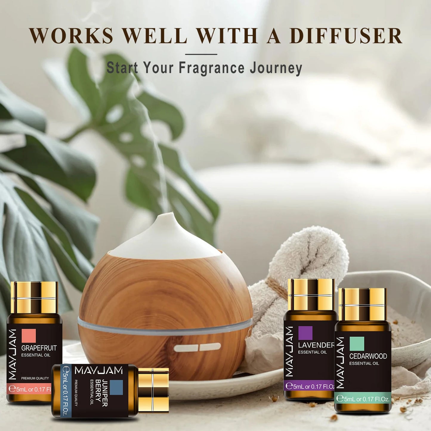 Essential Oils Gift Box 20 Bottles – Aromatherapy Collection | Mayjam