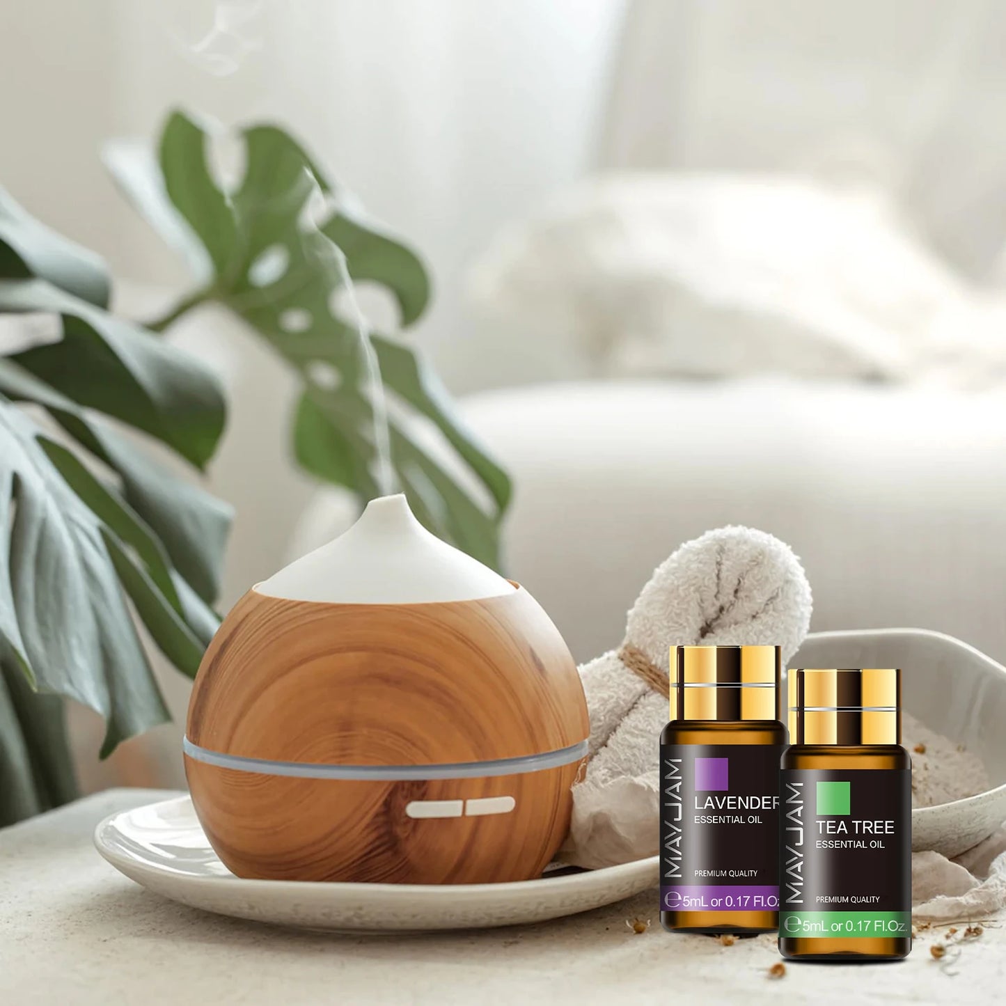 Natural & Aroma Essential Oil Gift Box 35 Bottles –  Relaxation Collection | Mayjam