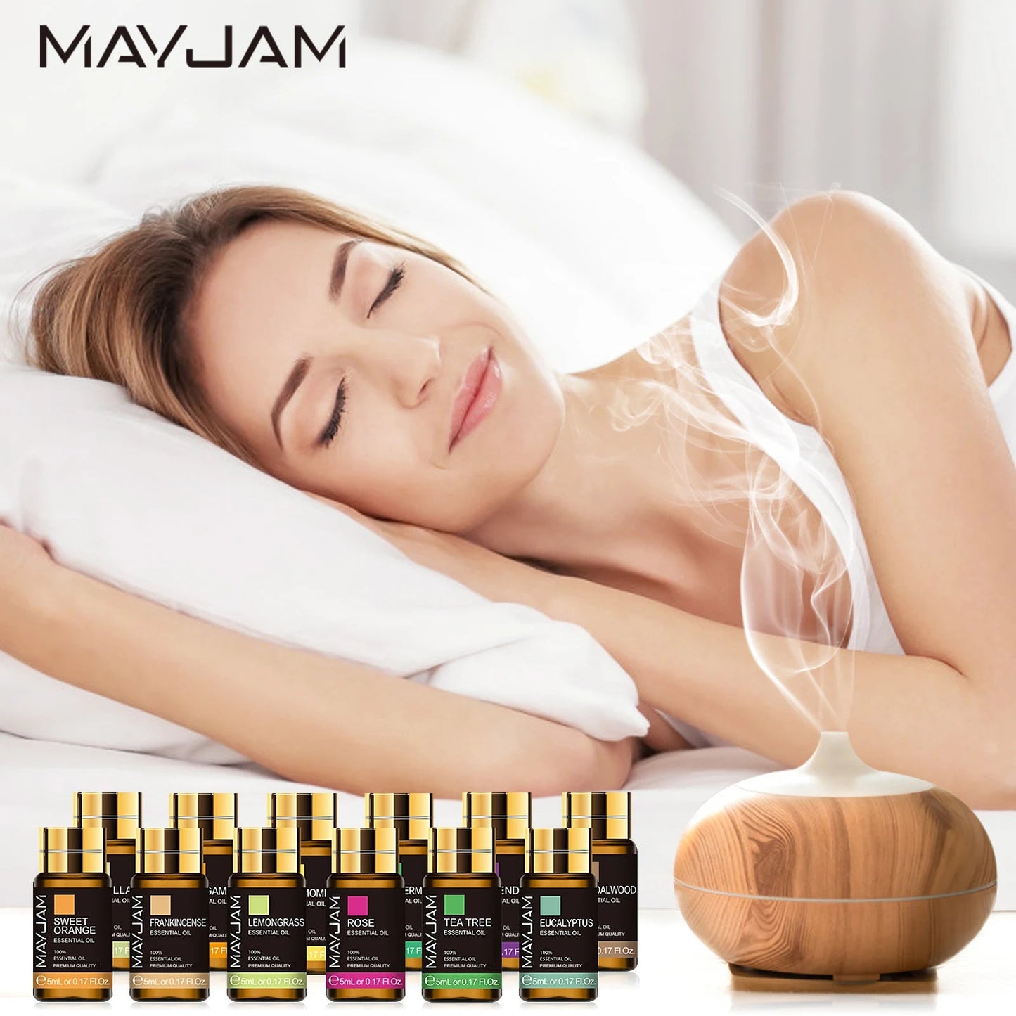Essential Oils Gift Box 20 Bottles – Aromatherapy Collection | Mayjam