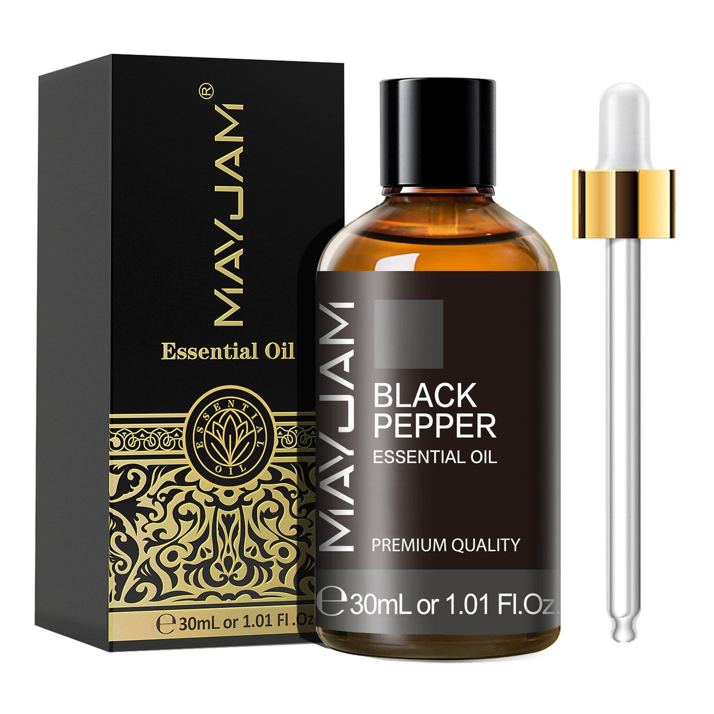 30ml Essential Oil | Natural Aromatherapy Scent | Mayjam Black Pepper