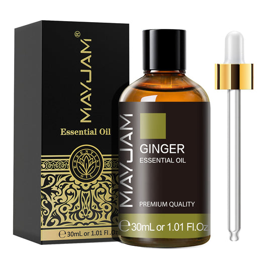 Ginger Essential Oil 30ml | Natural Aromatherapy Scent | Mayjam Ginger - 30ml