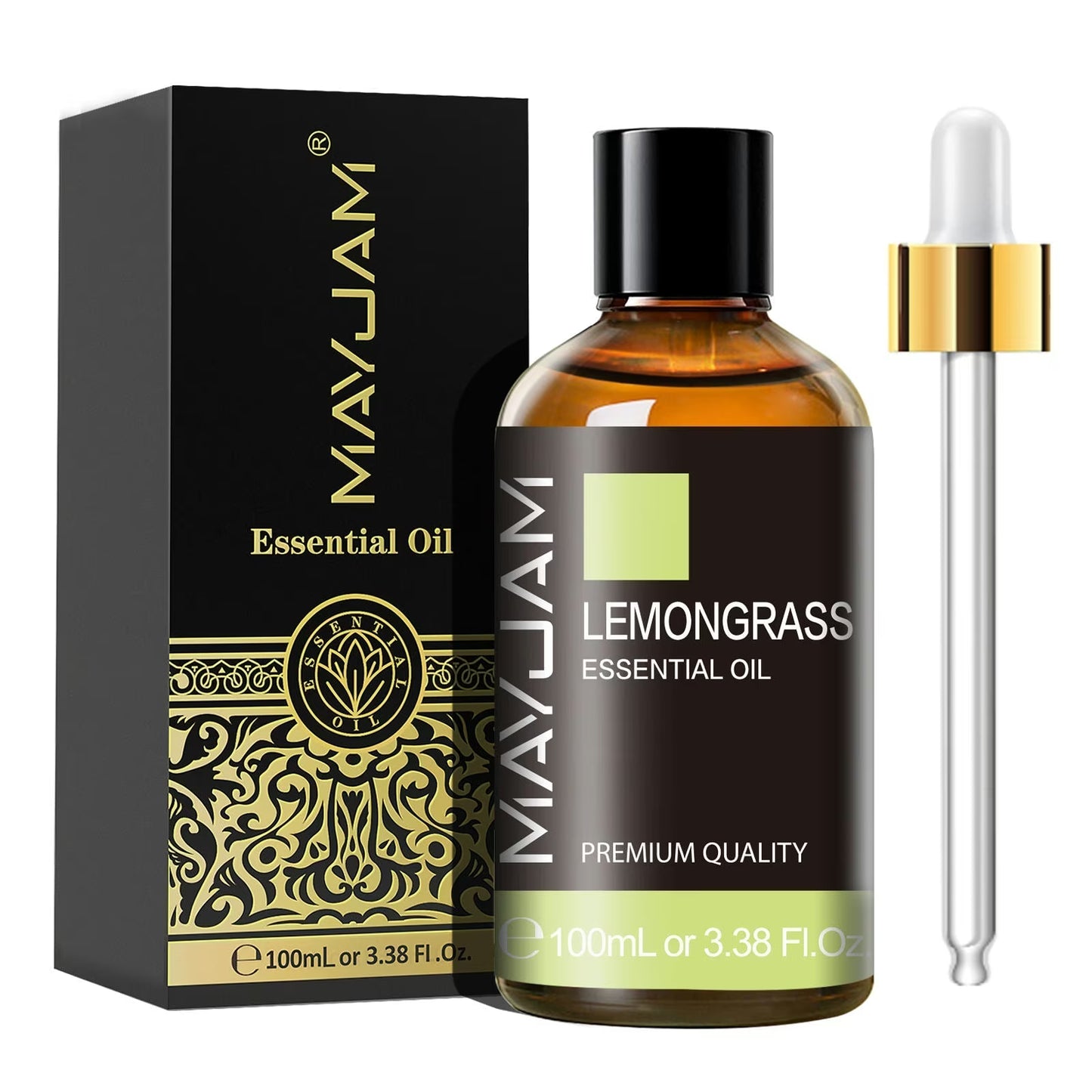 Lemongrass Essential Oil | Natural Aromatherapy | Mayjam - 100ml